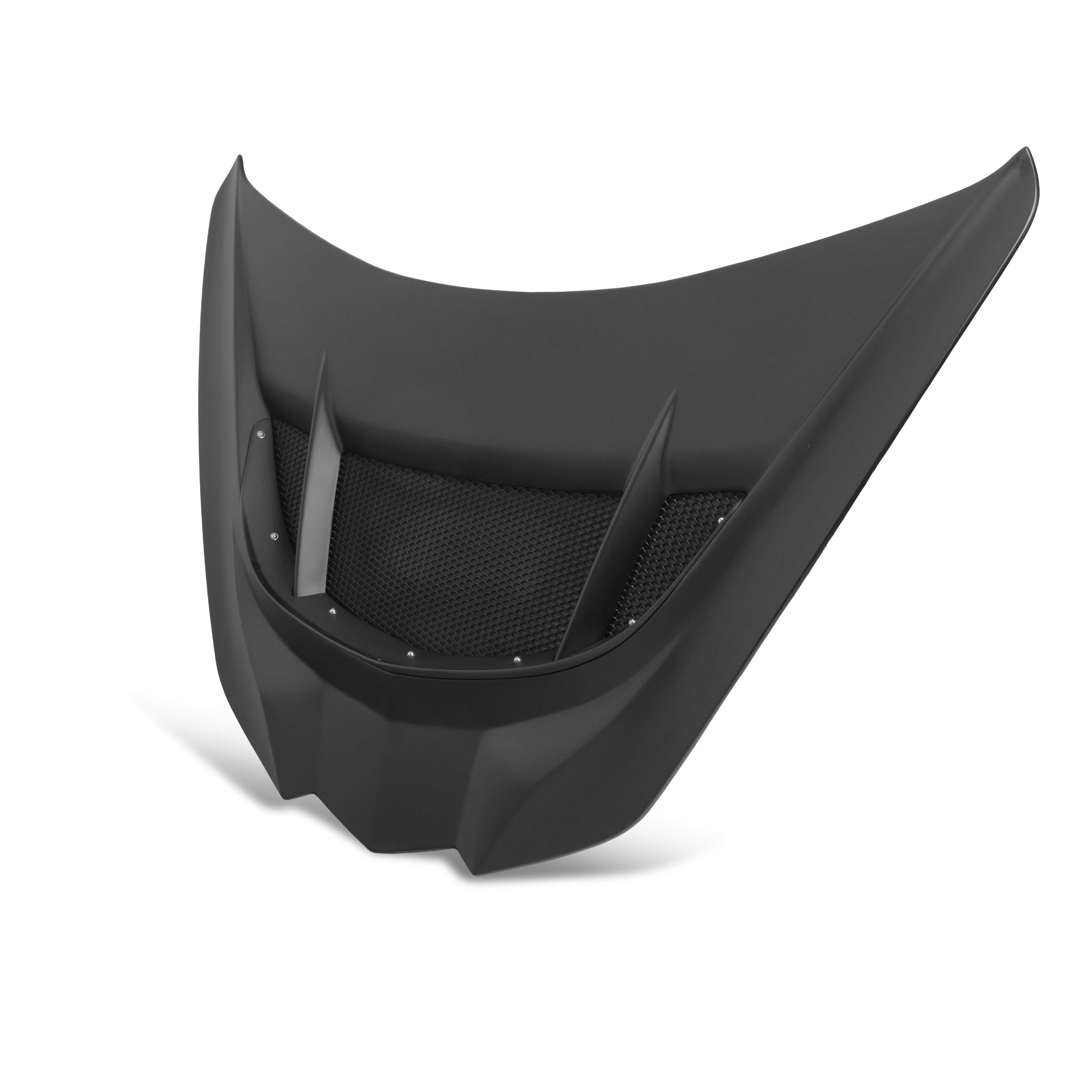 2020-2026 Corvette C8 Type-ZR1 Fiberglass Black Coated 2pc Hood For Stingray/Z06/E-Ray