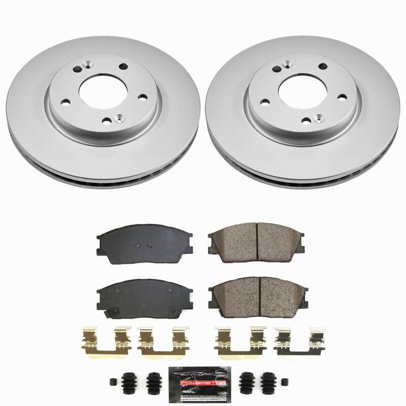 Power Stop 20-25 Hyundai Venue Front Z23 Coated Brake Kit