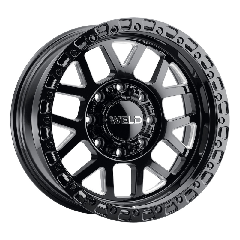Weld Cinch 20x9 / 8x165.1 / 5 BS / 125.1 HB - Gloss Black Milled - Non-BL Wheel