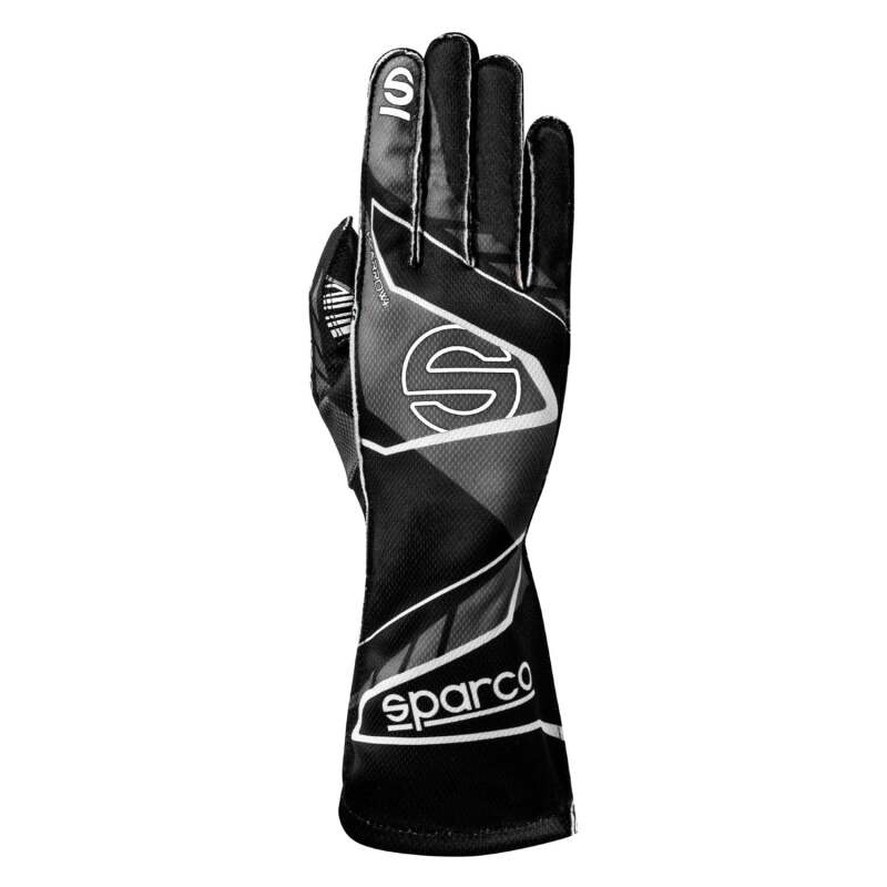 SPARCO K-Arrow+ Black/Grey Kart Racing Gloves Size 10