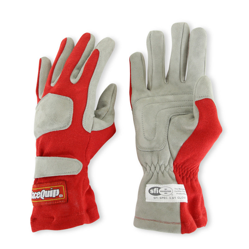 RaceQuip Red 1-Layer SFI-1 Glove - Large