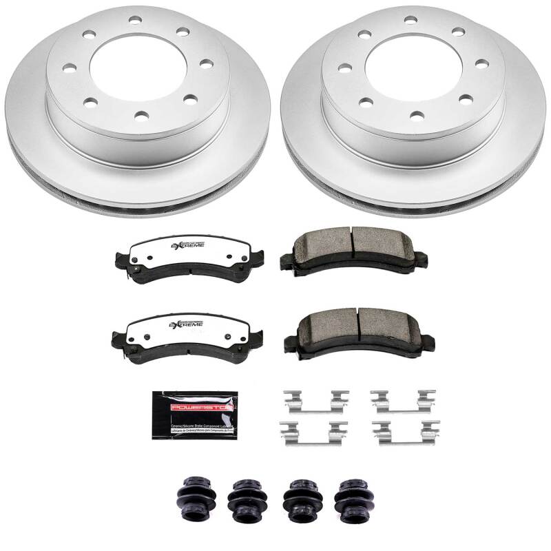Power Stop 03-20 Chevrolet Express 2500 Rear Z36 Coated Truck & Tow Brake Kit