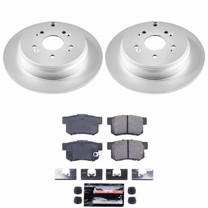 Power Stop 07-12 Acura RDX Rear Z23 Coated Brake Kit