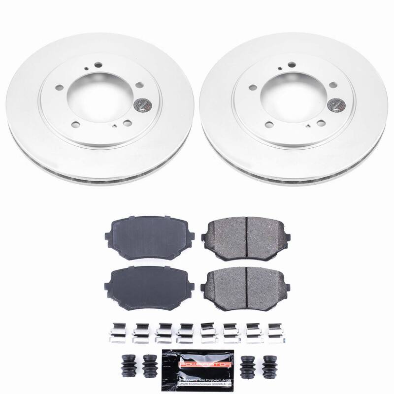 Power Stop 00-05 Suzuki Grand Vitara Front Z23 Coated Brake Kit
