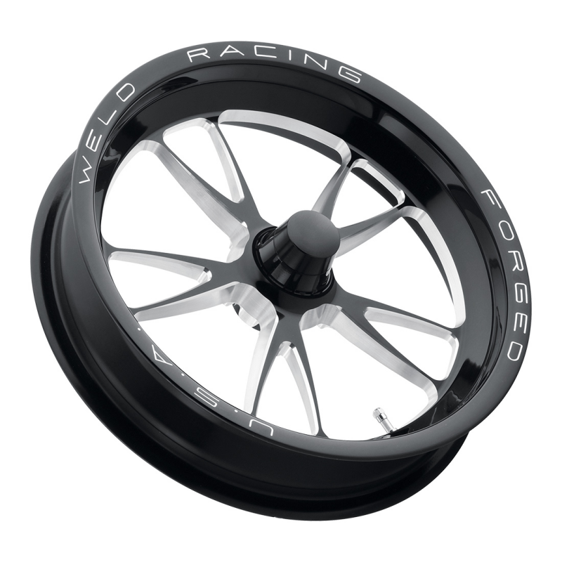 Weld Full Throttle Frontrunner 15x3.5/Anglia Spindle/1.75 BS - Gloss Black Milled - Non-BL Wheel