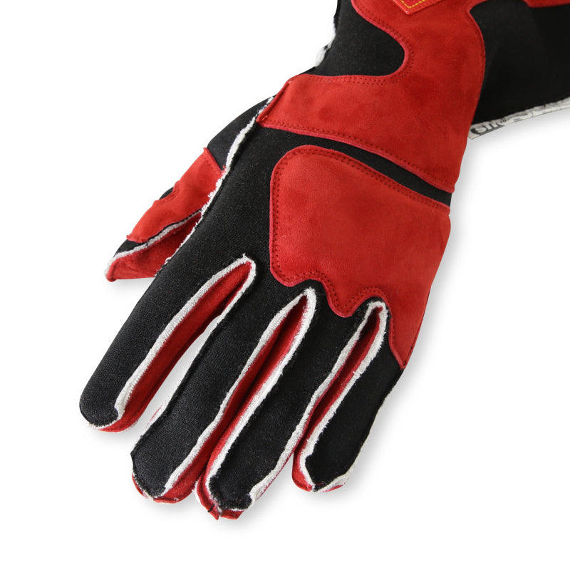 RaceQuip SFI-5 Red/Black XL Outseam Angle Cut Glove