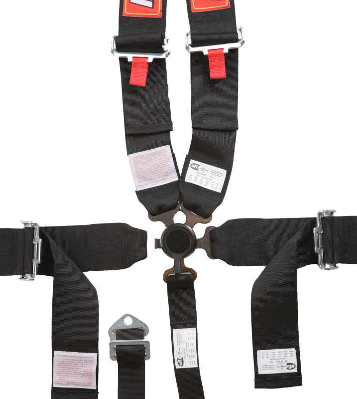RaceQuip Black SFI CAMLOCK 5pt Dragster U Belt