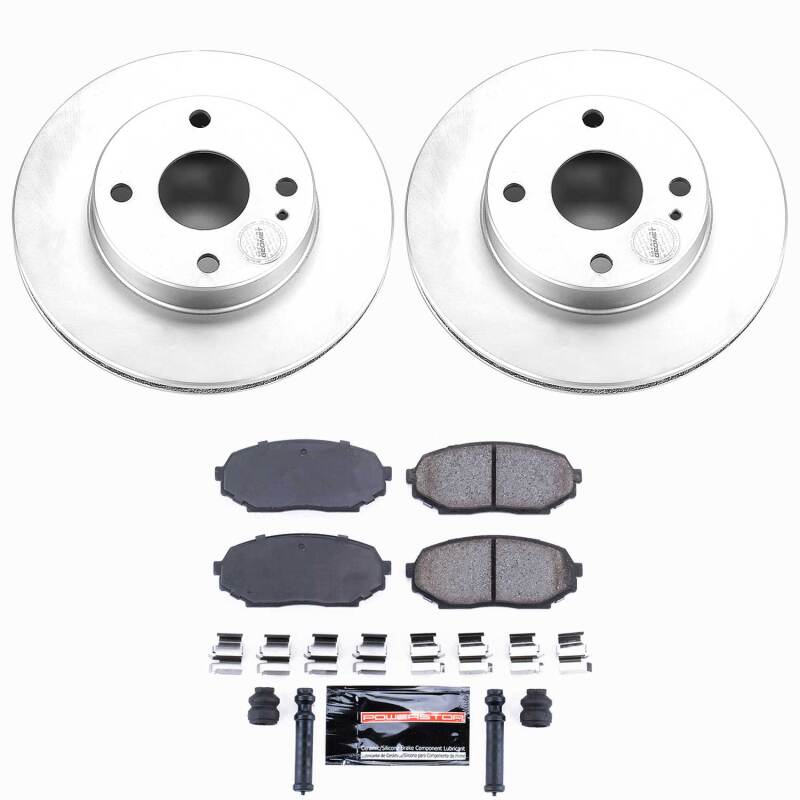 Power Stop 90-93 Mazda Miata Front Z23 Coated Brake Kit