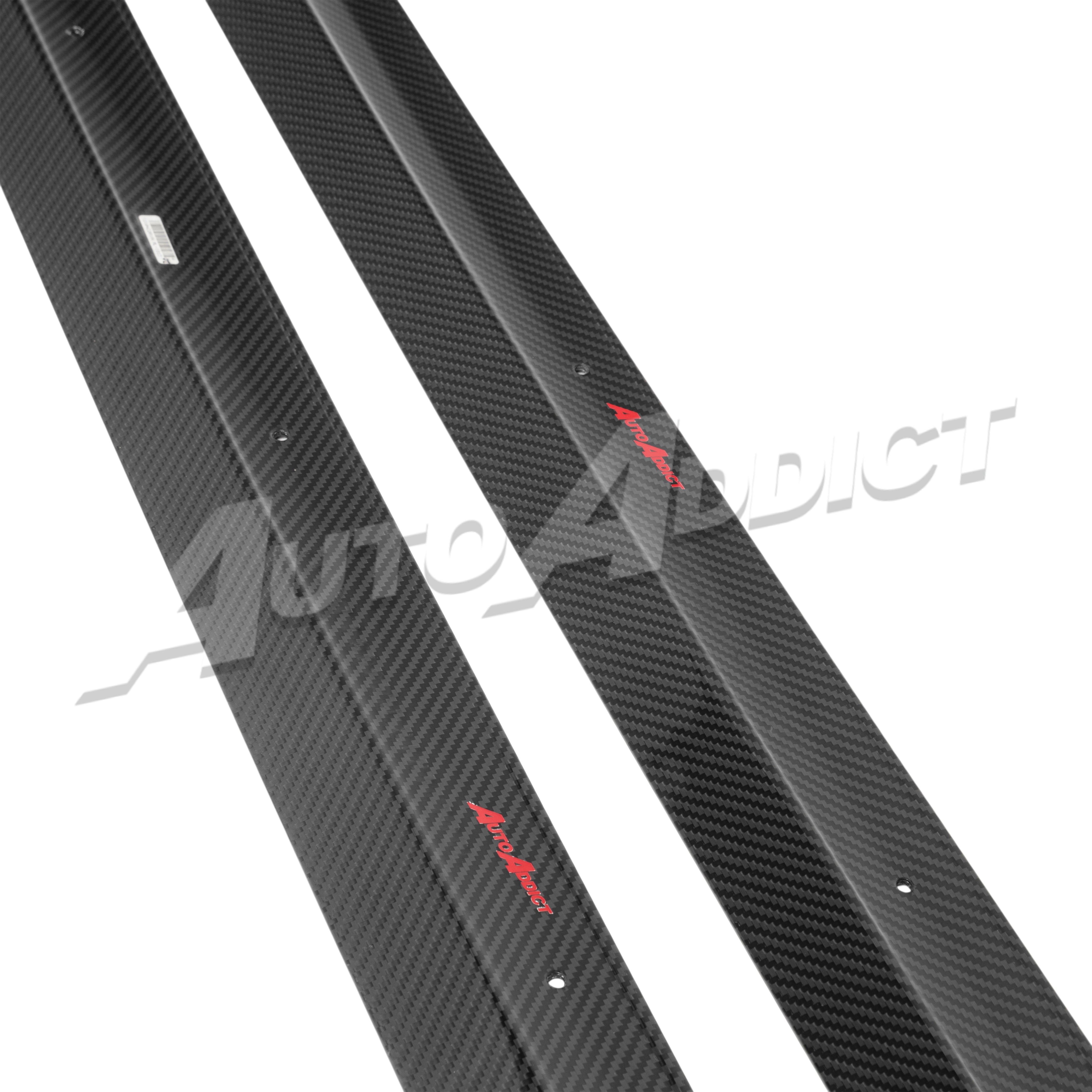 2021-2026 BMW G80 M3 Dry Gloss Double Sided Carbon Fiber V1 Side Skirts Pair