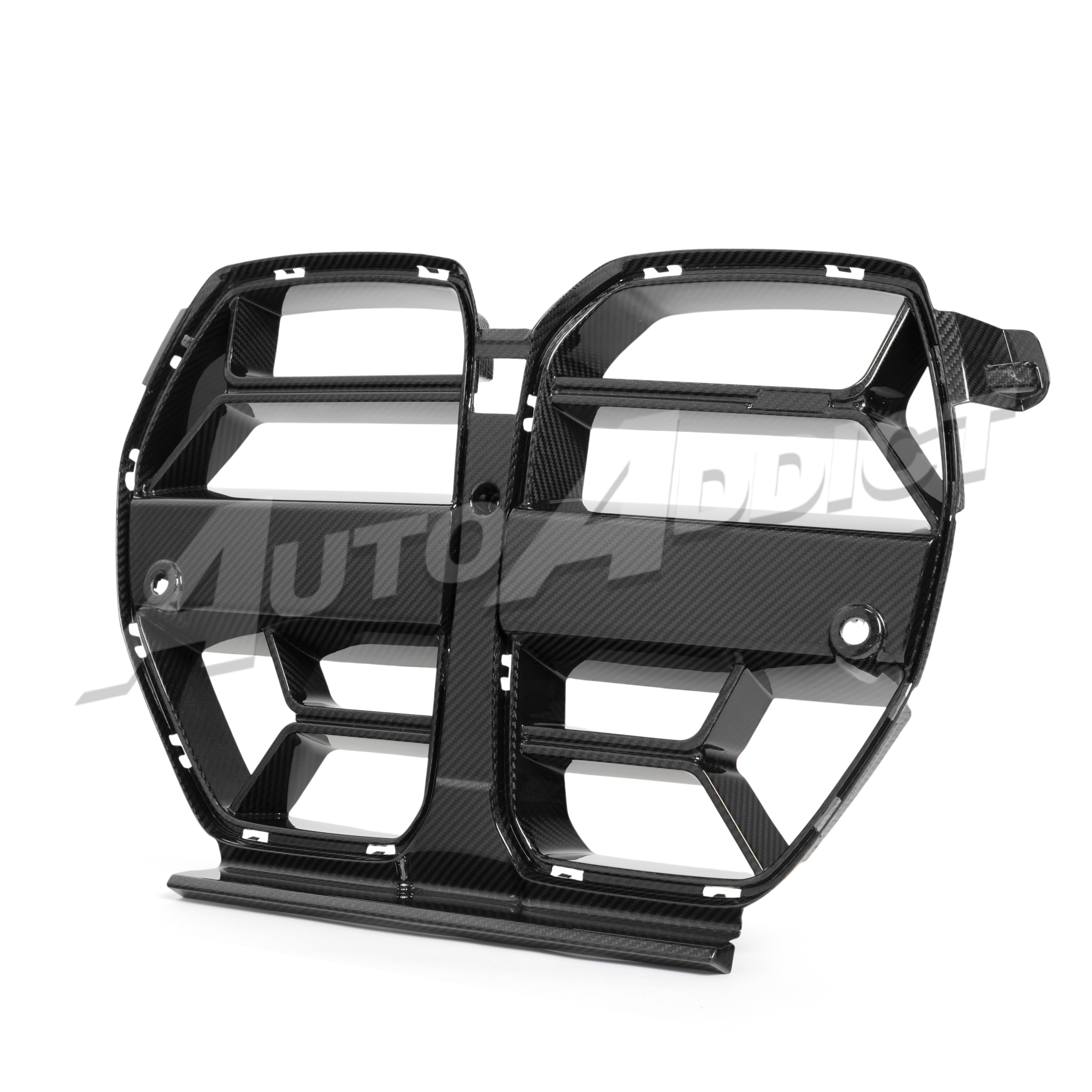 2021-2026 BMW G82 G83 M4 Dry Gloss Double Sided Carbon Fiber Lower Grill without ACC