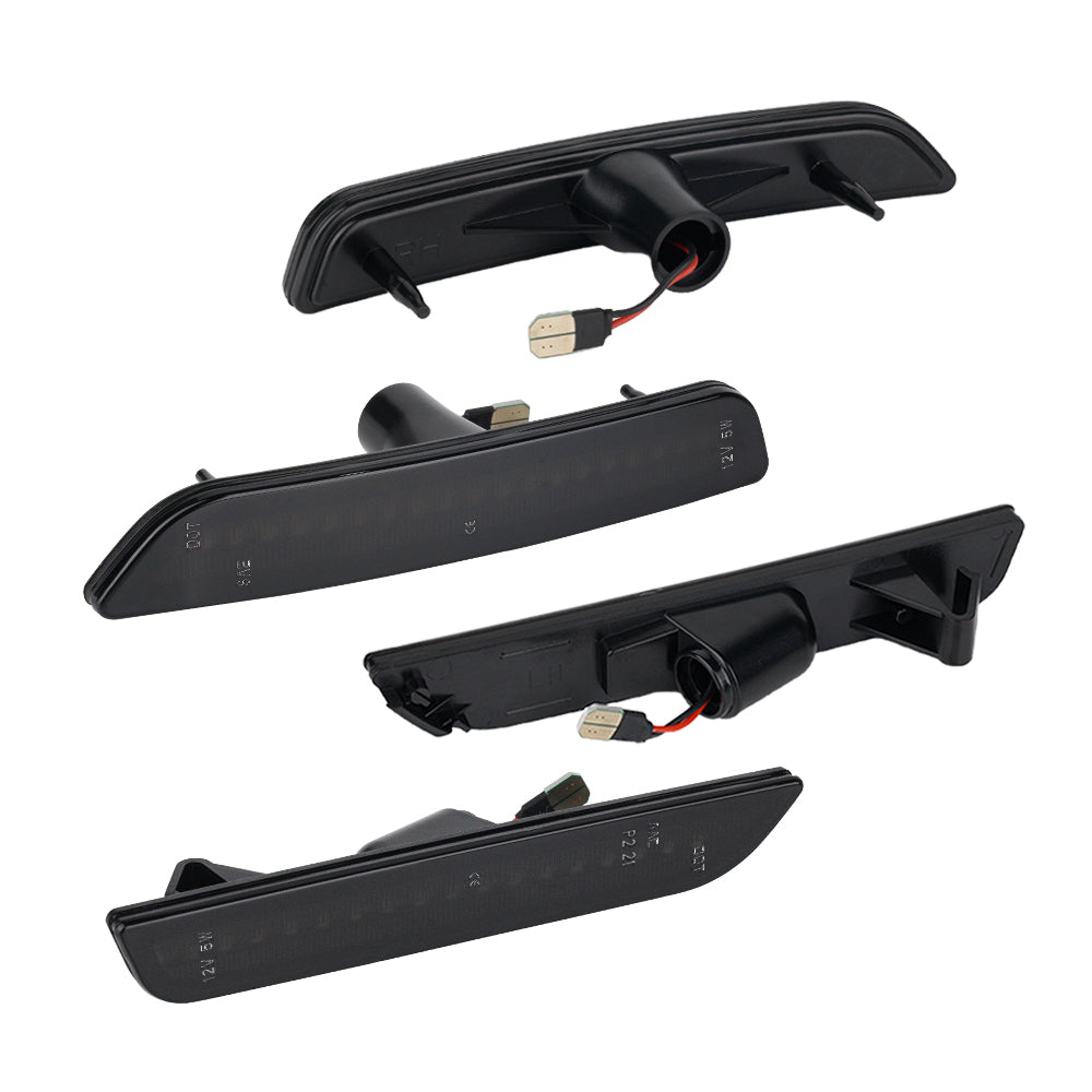 2010-2014 Ford Mustang RGB Smoked LED Side Markers