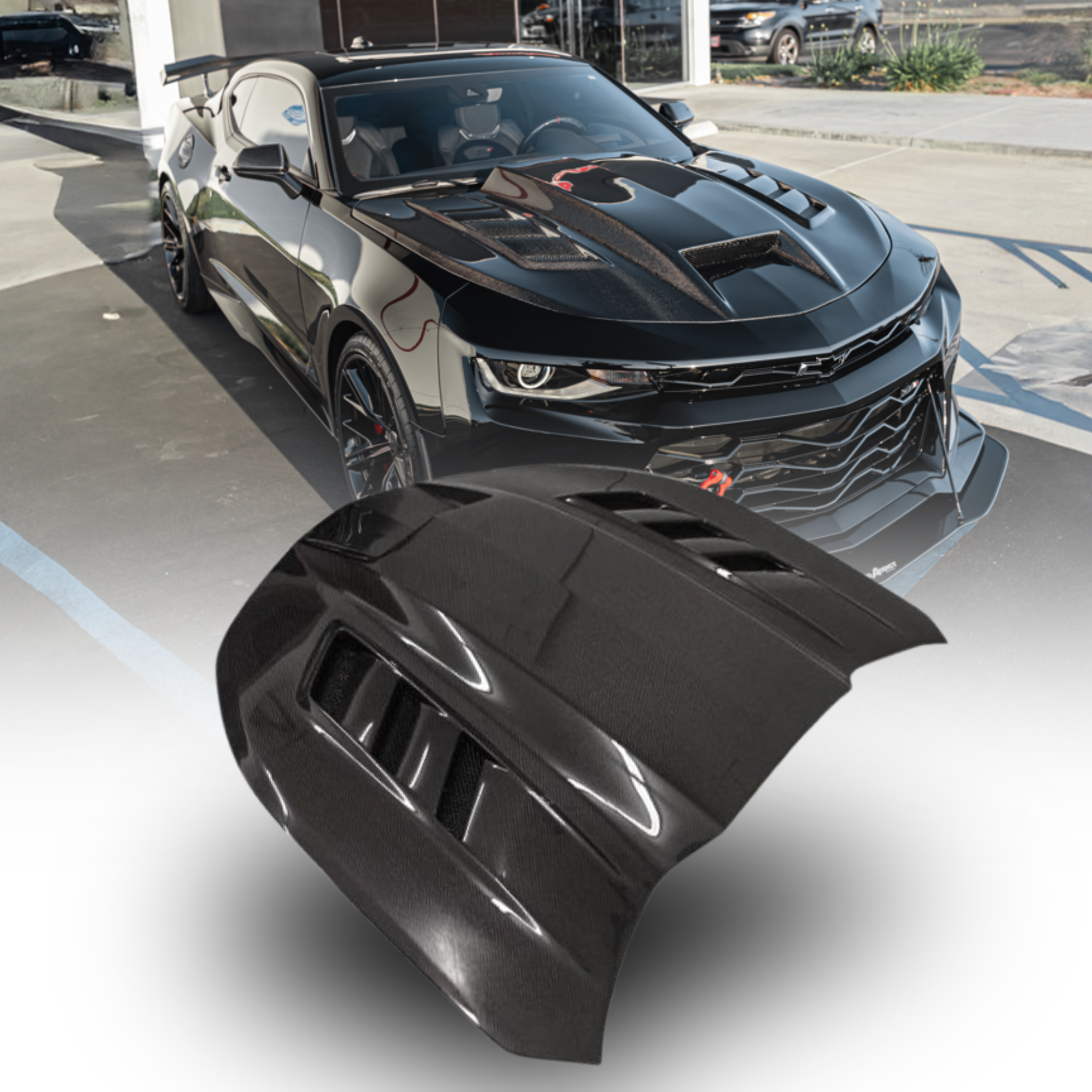 2016-2025 Chevy Camaro Terminator Full Carbon Fiber Hood