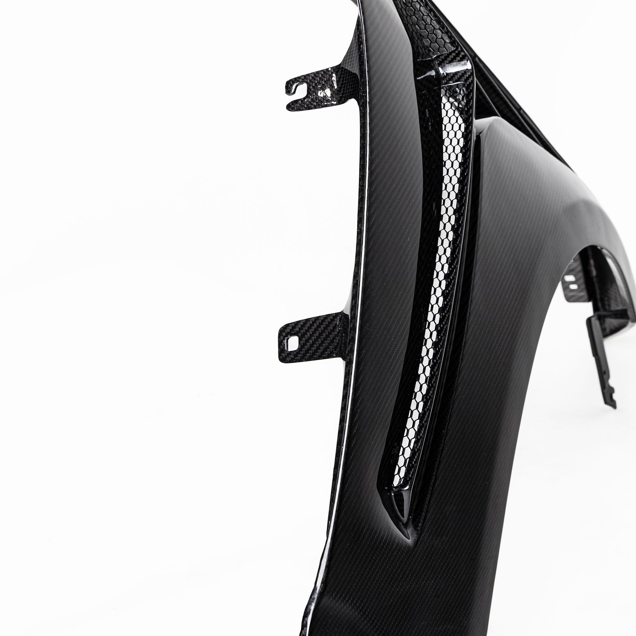 2026 Mustang S650 GT EcoBoost dry carbon fiber front quarter panel fenders with CNC mold fitment