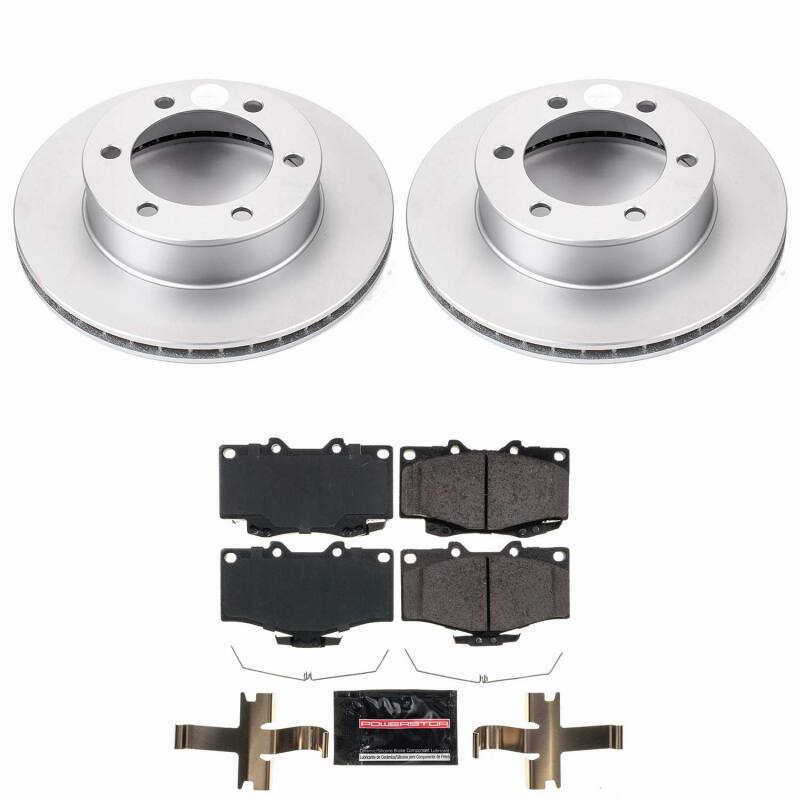 Power Stop 95-02 Toyota 4Runner Front Z23 Coated Brake Kit
