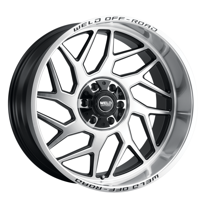 Weld Fulcrum 20x12 / 6x135 / 4.75 BS / 106.1 HB - Gloss Black Machined - Non-BL Wheel
