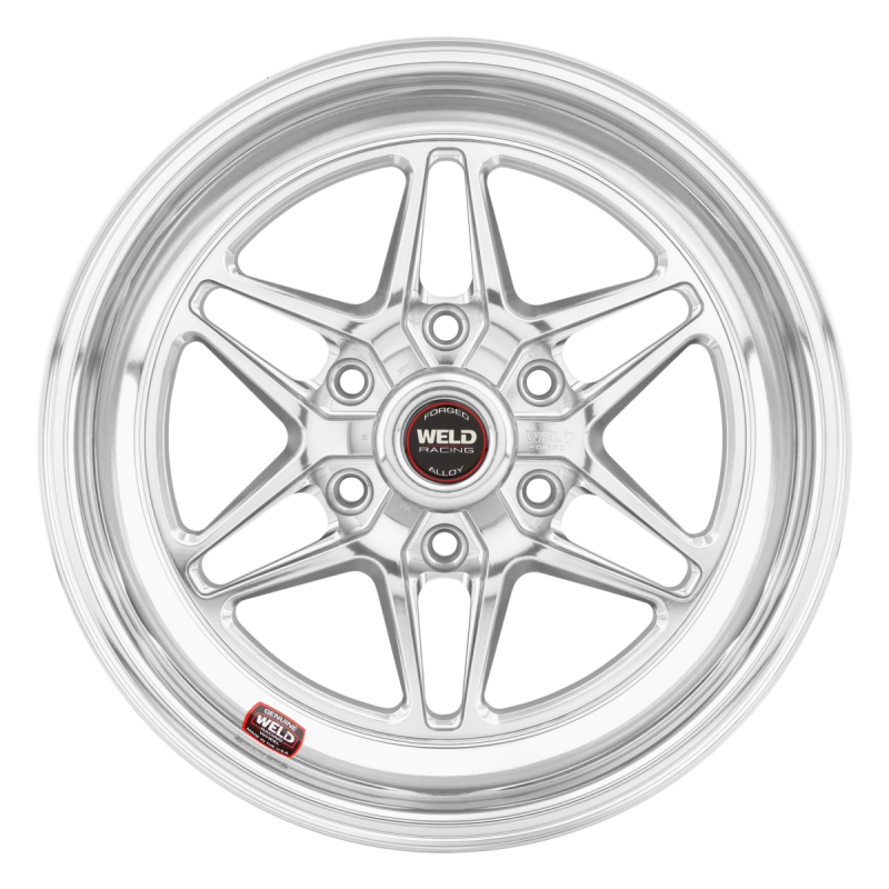 Weld S81 HD 15x10 / 5x135 / 5.5 BS / 3.54 HB - Polished Center - Polished Shell - Non-BL Wheel