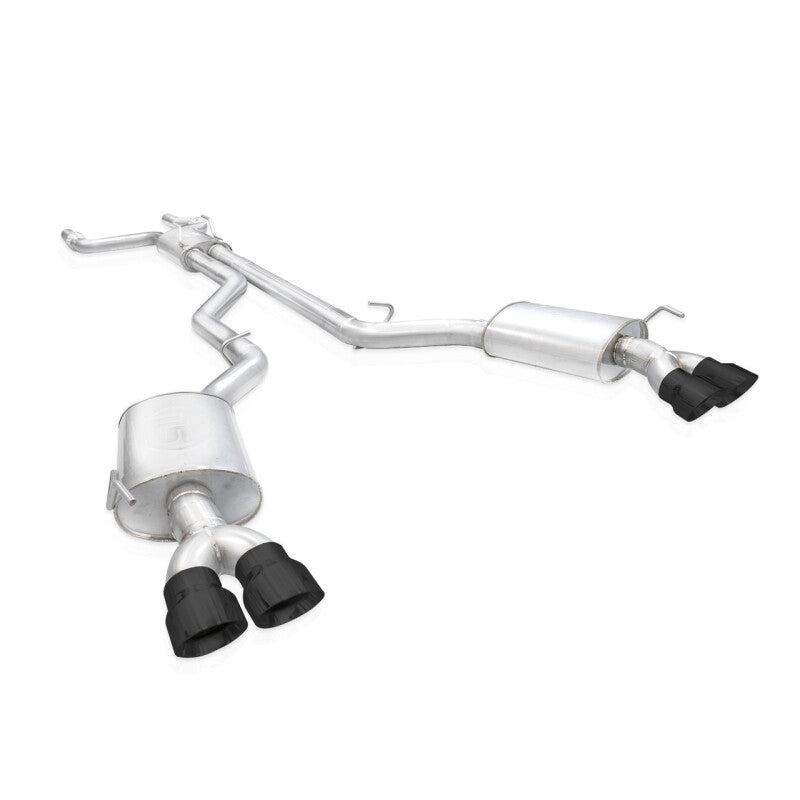 Stainless Works 20-24 Ford Explorer Catback - Black Tips