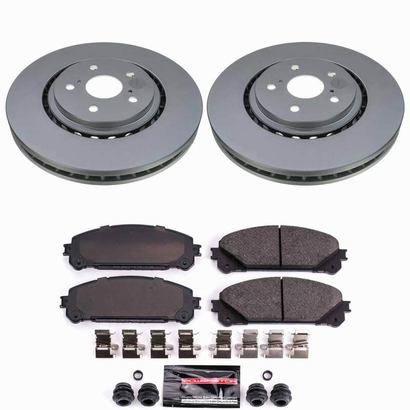 Power Stop 2025 Toyota RAV4 Front Z23 Coated Brake Kit