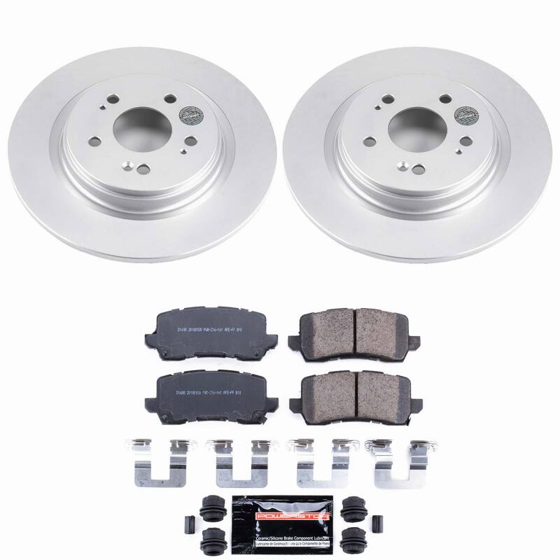 Power Stop 18-20 Honda Odyssey Rear Z23 Coated Brake Kit