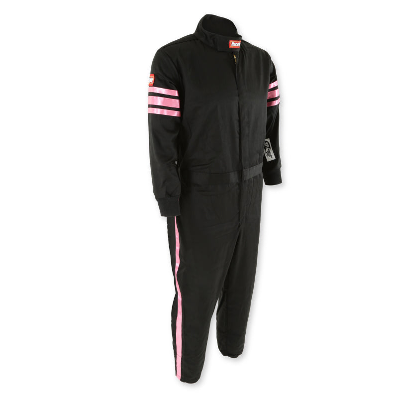 RaceQuip Pink Trim SFI-1 JR. Suit - Kids XXL