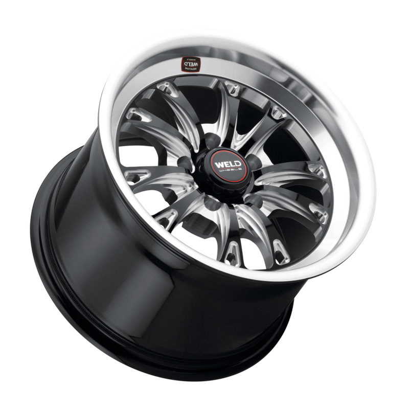 Weld Belmont Drag 15x10 / 5x120 BP / ET45 BS7.27 Gloss Black MIL DIA 78.1