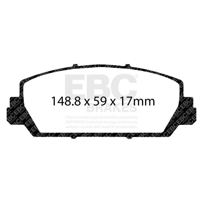 EBC 12+ Acura RDX 3.5 Ultimax2 Front Brake Pads