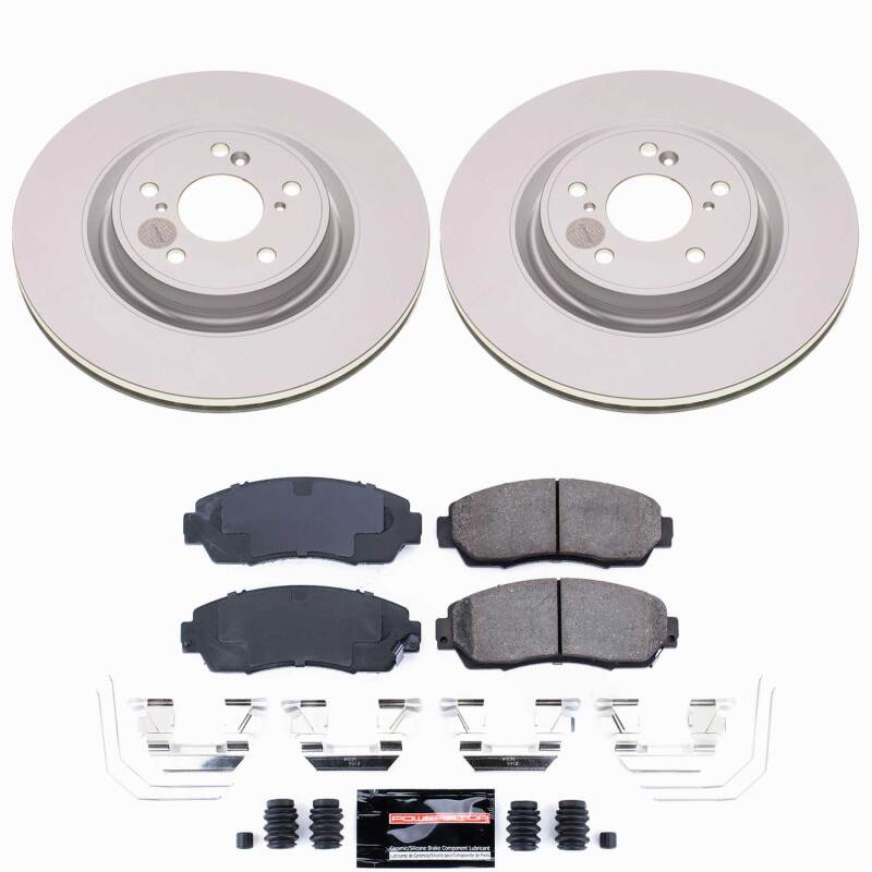 Power Stop 20-22 Honda CR-V Front Z23 Coated Brake Kit