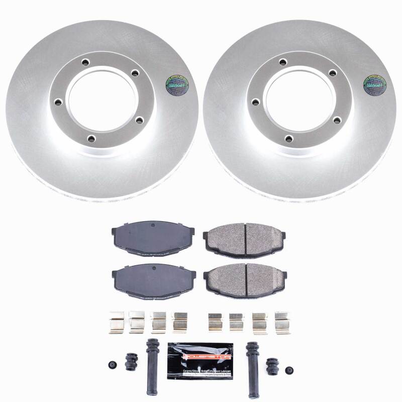 Power Stop 89-95 Toyota Pickup Front Z23 Coated Brake Kit
