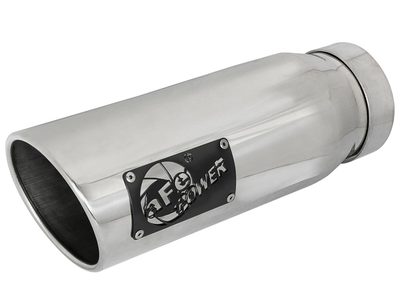 afe MACH Force-Xp Universal Exhaust Tip 4 IN Inlet x 5 IN Outlet x 12 IN L