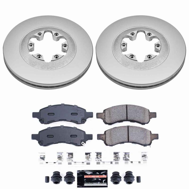 Power Stop 09-12 Chevrolet Colorado Front Z23 Coated Brake Kit
