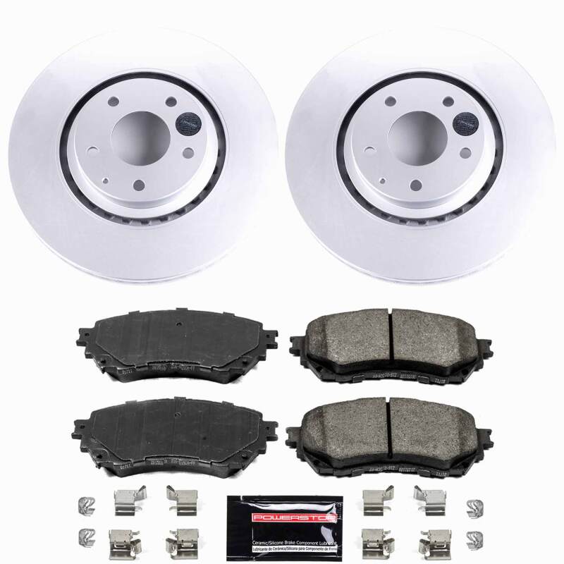Power Stop 19-20 Mazda 6 Front Z23 Coated Brake Kit