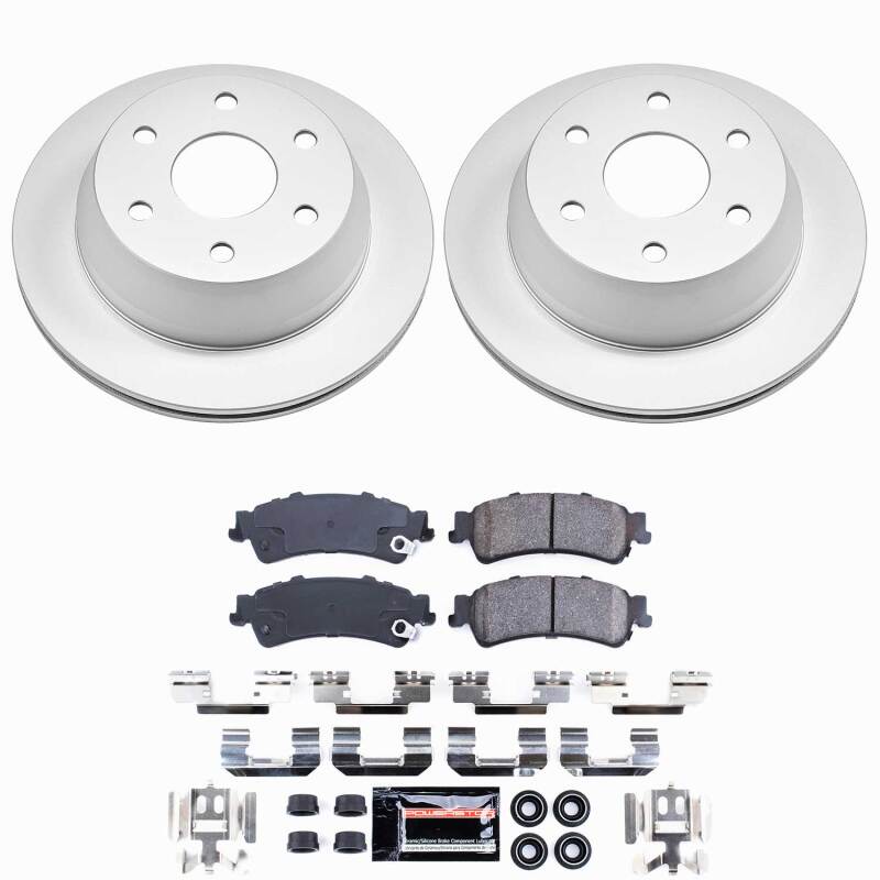 Power Stop 03-05 Chevrolet Astro Rear Z23 Coated Brake Kit