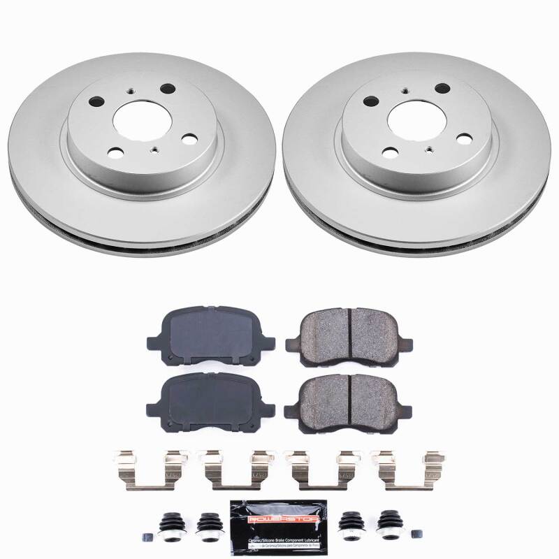 Power Stop 98-02 Chevrolet Prizm Front Z23 Coated Brake Kit