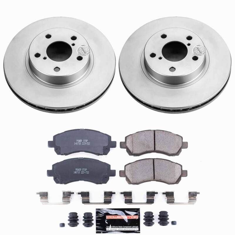 Power Stop 97-01 Subaru Impreza Front Z23 Coated Brake Kit