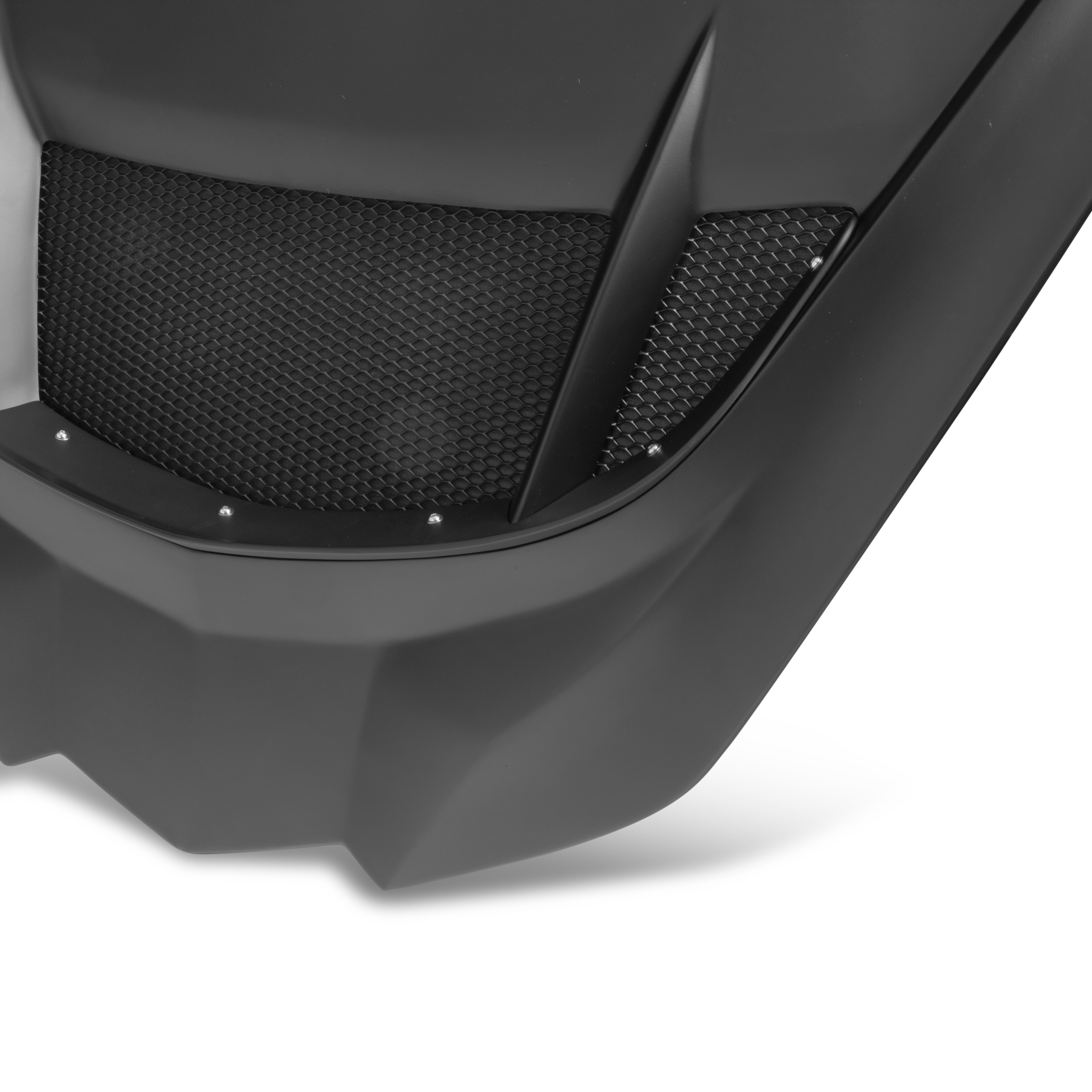 2020-2026 Corvette C8 Type-ZR1 Fiberglass Black Coated 2pc Hood For Stingray/Z06/E-Ray