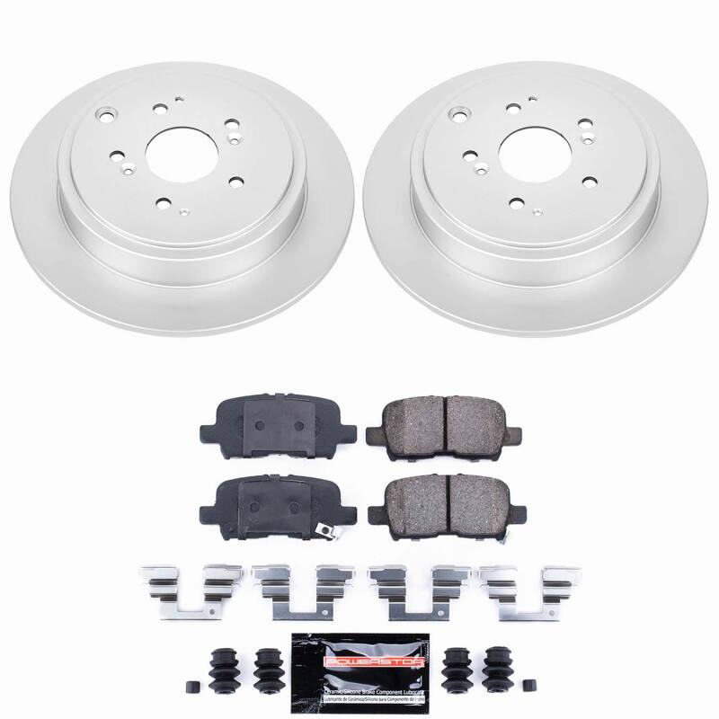 Power Stop 01-06 Acura MDX Rear Z23 Coated Brake Kit