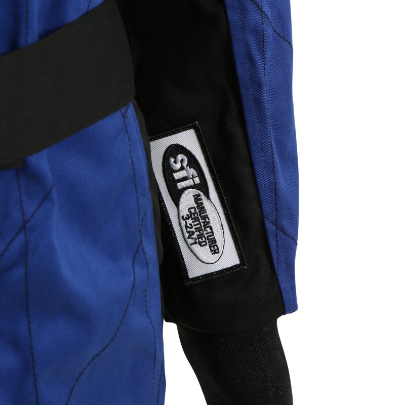RaceQuip Blue Chevron-1 Suit - SFI-1 Medium