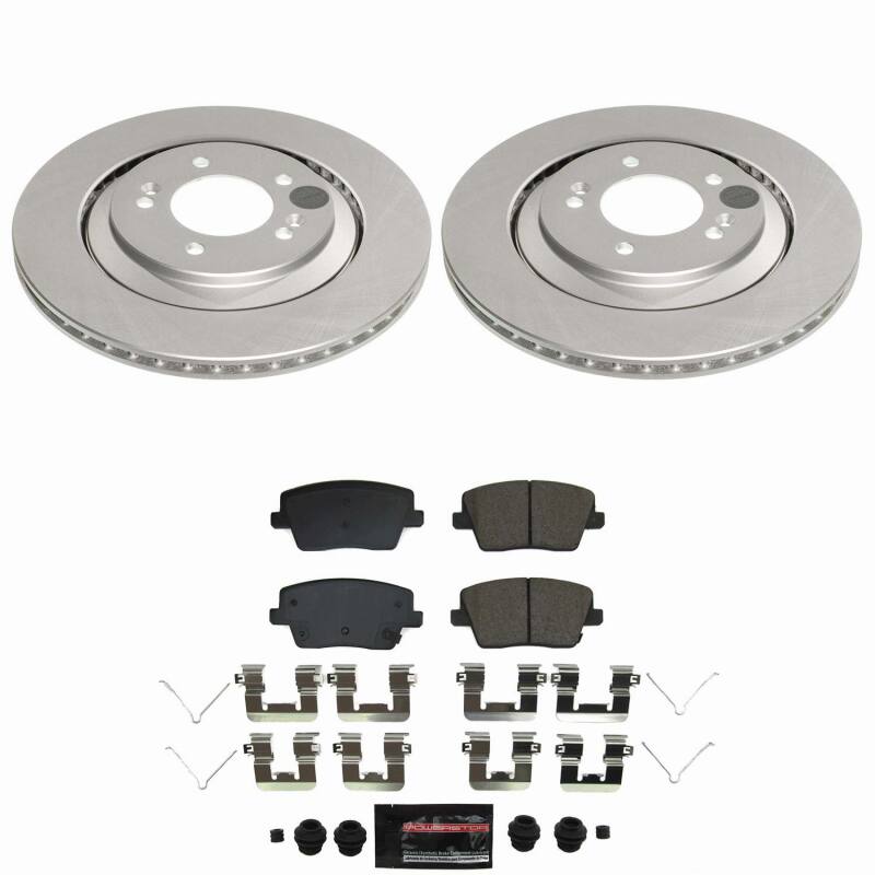 Power Stop 22-25 Hyundai Elantra N Rear Z23 Coated Brake Kit