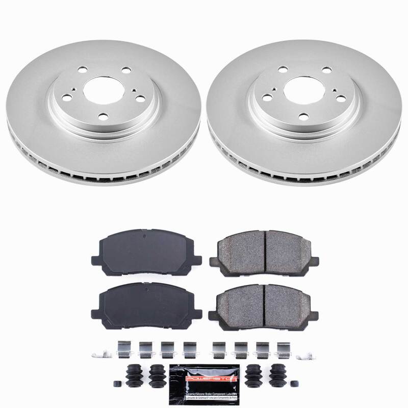 Power Stop 01-07 Toyota Highlander Front Z23 Coated Brake Kit