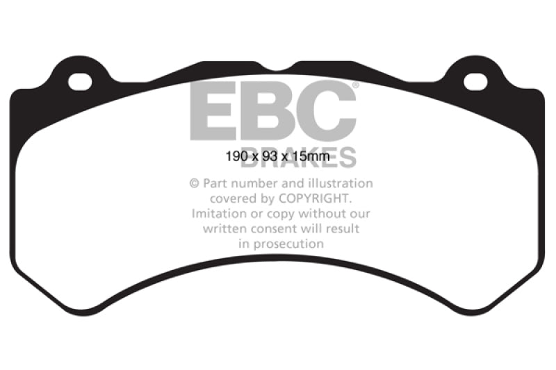 EBC 10-11 Cadillac SRX 2.8 Turbo Ultimax2 Front Brake Pads