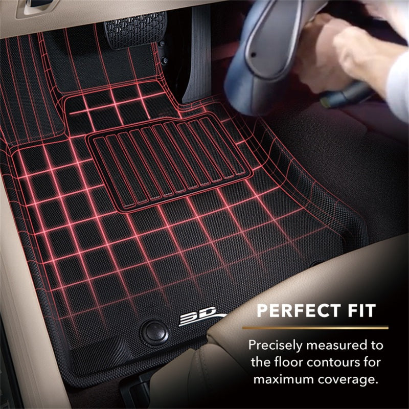 3D MAXpider 2016-2025 Chevrolet Camaro Kagu 1st Row Floor Mat - Black