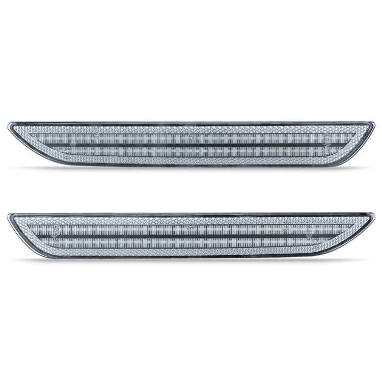 Two car grille guards on a white background