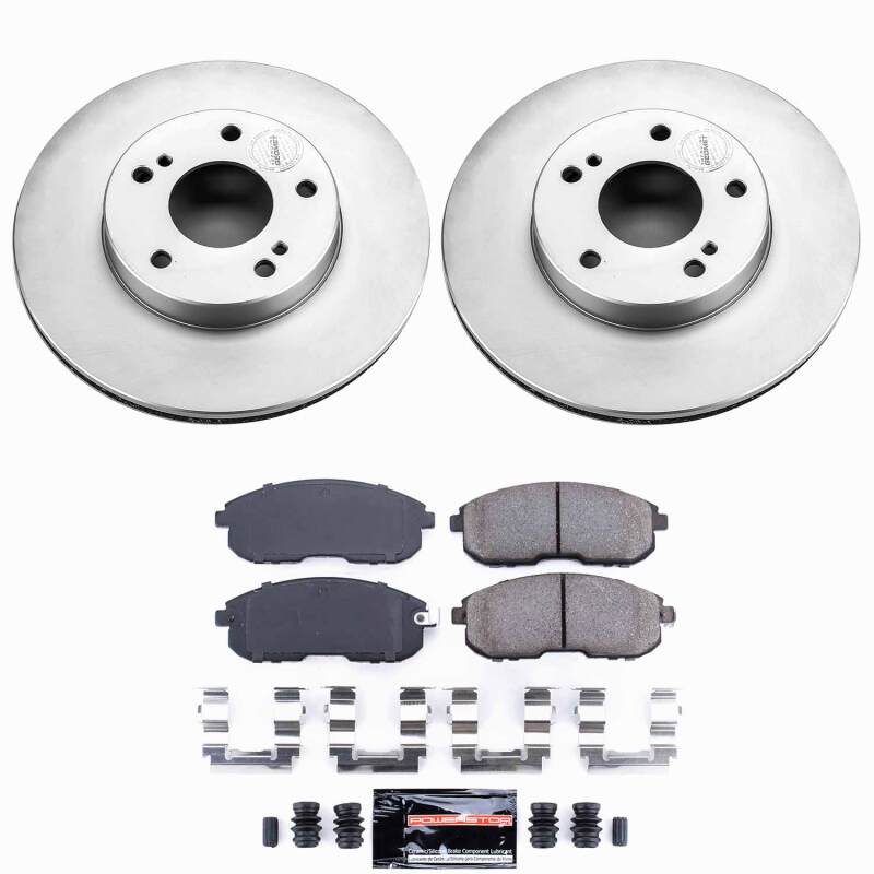 Power Stop 96-99 Infiniti I30 Front Z23 Coated Brake Kit