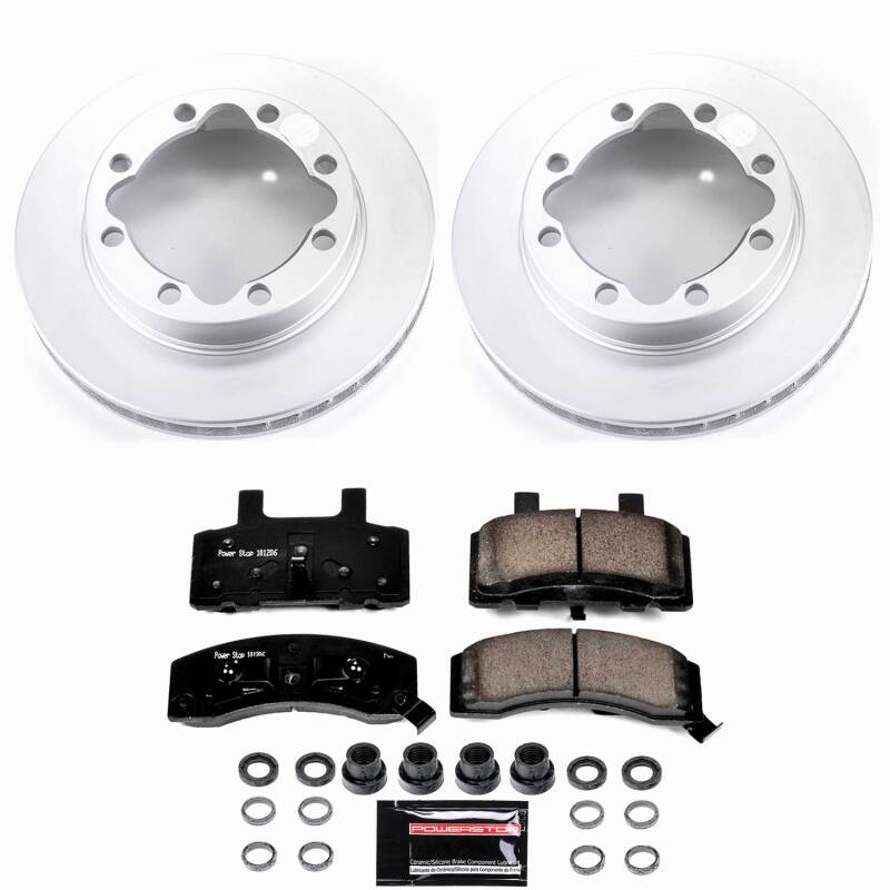 Power Stop 94-99 Chevrolet K1500 Suburban Front Z23 Coated Brake Kit