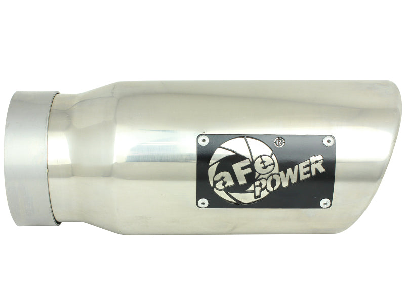 afe MACH Force-Xp Universal Exhaust Tip 4 IN Inlet x 5 IN Outlet x 12 IN L