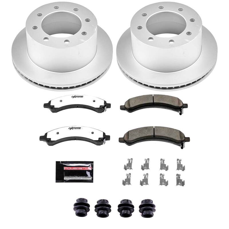 Power Stop 03-08 Chevrolet Express 3500 Rear Z36 Coated Truck & Tow Brake Kit