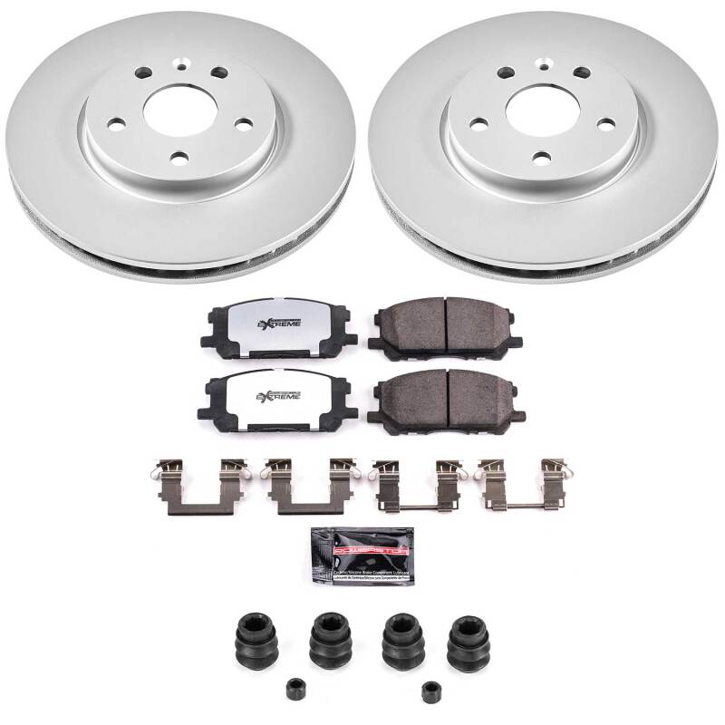 Power Stop 04-06 Lexus RX330 Front Z36 Coated Truck & Tow Brake Kit
