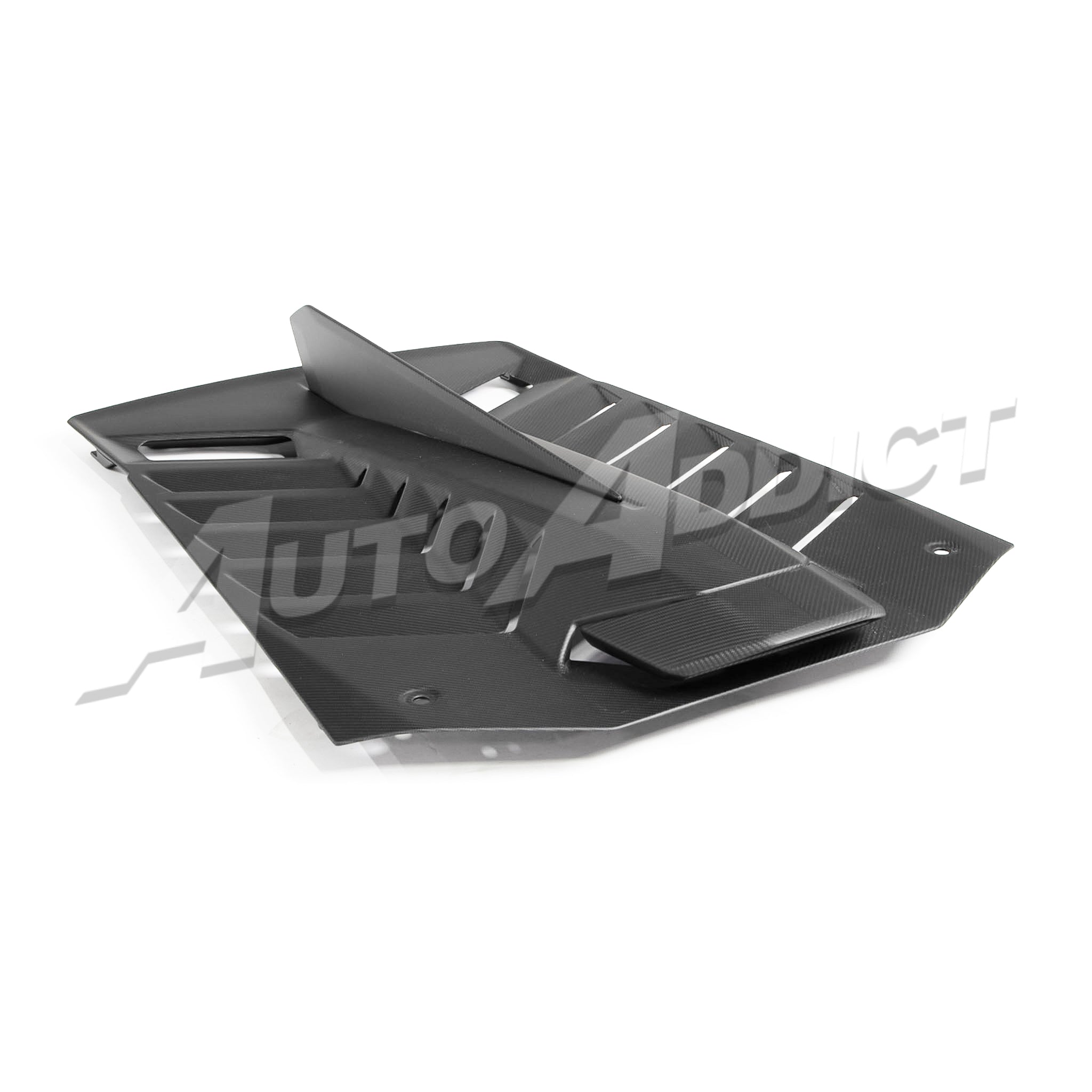 STO Lamborghini Huracan Dry Carbon Fiber Functional Rear Engine Cover Spoiler Fin