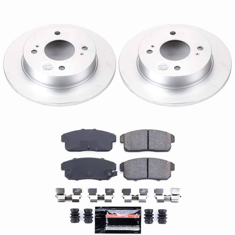 Power Stop 01-02 Infiniti G20 Rear Z23 Coated Brake Kit
