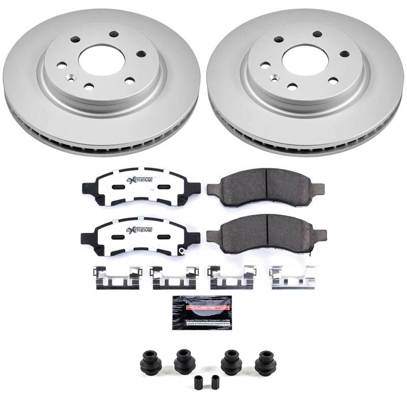 Power Stop 08-17 Buick Enclave Front Z36 Coated Truck & Tow Brake Kit